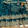 Ahana2 Pure Fandy Chiffon Sequence Zari Work Saree